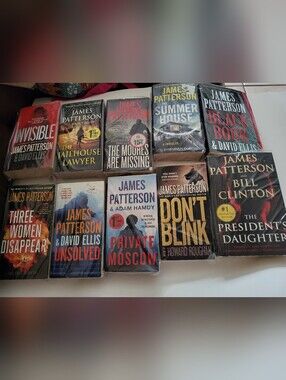 James Patterson Bundle. 10 AmazingSee photos photographed each book